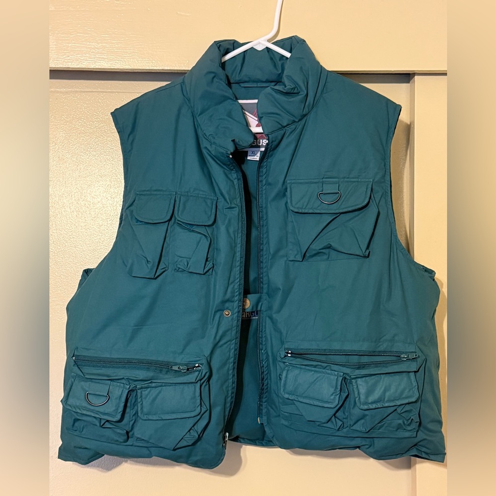 Men's Teal Utility Vest